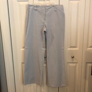 LOFT chino seersucker pants